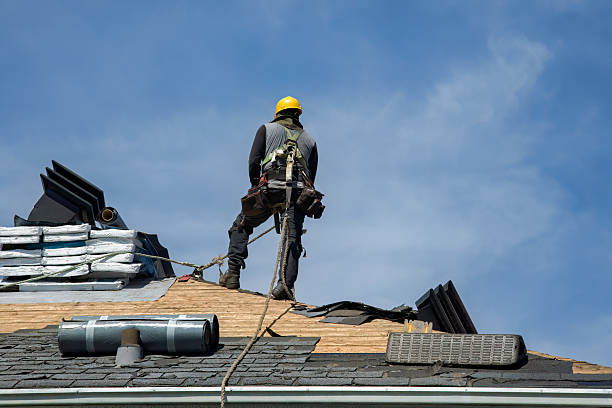 Professional Roofing technician working in Saint Hedwig, TX